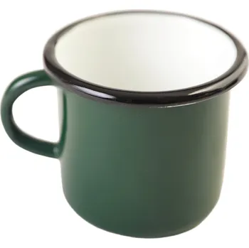 OLYMP Olymp, smaltovaný hrnek 8 cm, 0,4 l, tmavě zelený 154/33