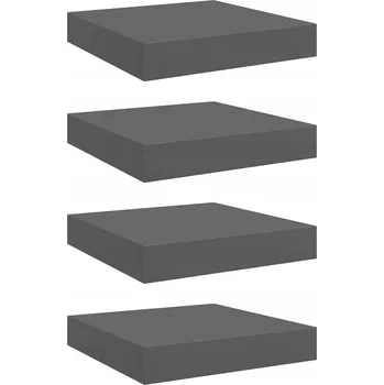 police Police MDF deska VidaXL 23 x 23,5 cm odstíny šedé