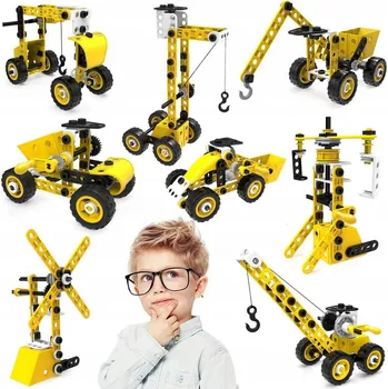 ostatní stavebnice NÁKLADNÍ AUTO K SESTAVENÍ ŠROUBOVÁNÍM 8v1