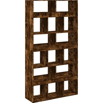 Knihovna Regál, kouřový dub, 100x33x187,5 cm