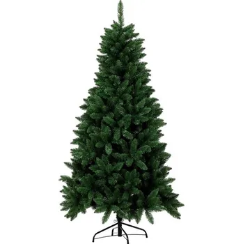 umělá květina Umělý vánoční stromek 180 cm - realistický smrk, zelený, skladný Barva: Zelená