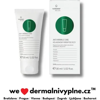 Péče o oční okolí Venome Anti-Wrinkle Care – COLLAGEN EYE CREAM - Lehký krém na oční okolí s vyhlazujícím a rozjasňujícím účinkem, 30ml