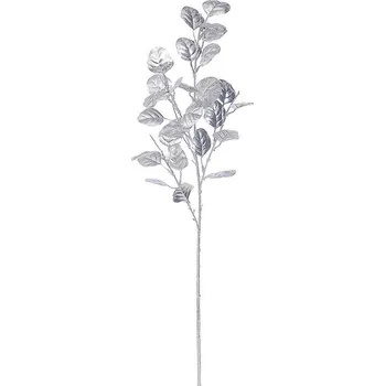 umělá květina Umělá větev Eukalyptus, stříbrná, trvanlivá dekorace na Vánoce Barva: Stříbrná