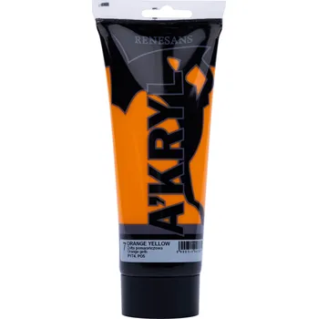 Vodová barva Akrylové barvy Renesans oranžová 1 ks 200 ml