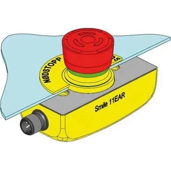 vypínač ABB Jokab Smile 11 EAR Uvolnění kroucením Osvětlené Tlačítko nouzového vypínače 32.2 mm 2 NC IP65