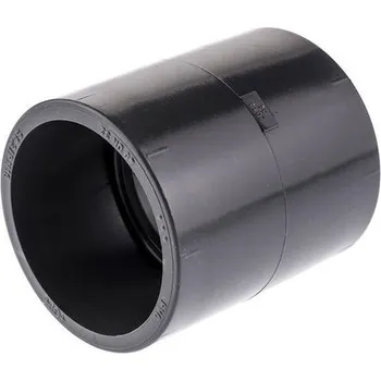 Plastová potrubní armatura Šedá Přímý Rovná objímka Georg Fischer 3/8 in Zásuvný