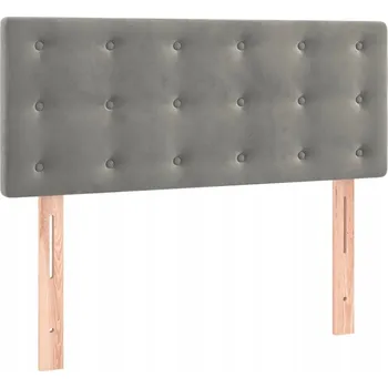 VidaXL Čelo postele, světle šedé, 80x5x78/88 cm