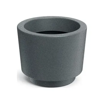 Květináč SPLITO ROUND 30 cm - barva: světlý granit