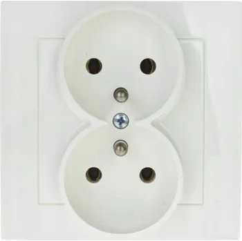 Elektrická zásuvka Ospel béžová nástěnná Elektrická Zásuvka