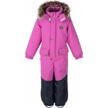 Kojenecká kombinéza Zimní kombinéza pro dívky KERT růžová Lenne, vel. 116