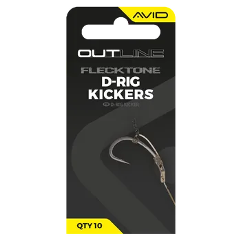 Avid Carp Rovnátka Outline FleckTone D-Rig Kicker - Standard