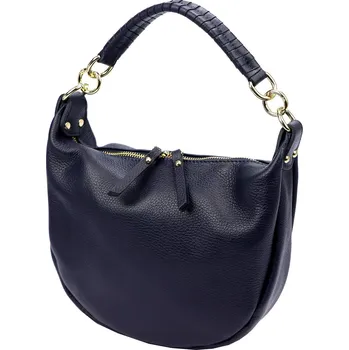 Kabelka LUKA kabelka z pravé kůže modrá