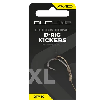 Avid Carp Rovnátka Outline FleckTone D-Rig Kicker - XL