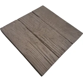 Dlažba Báča Beton Plošná dlažba chodníková - Reliéf dřevo (30 x 30 x 3 cm) Barva: Tmavě hnědá, Objednávám: Jednotlivé kusy