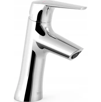 Vodovodní baterie Stojánková umyvadlová baterie Tres stříbrná