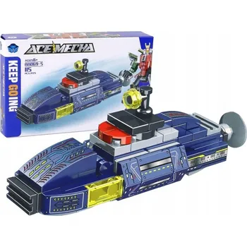 ostatní stavebnice Stavebnice Loď ponorky, 115 dílků, Samolepky