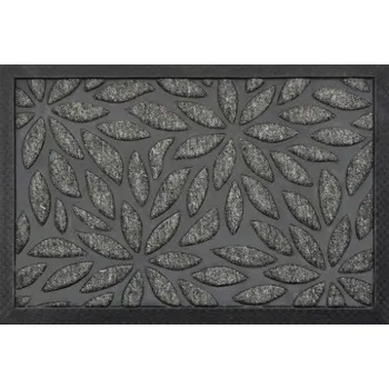 Obdélníková rohožka PLANTS 40x60 cm šedá