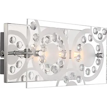 Nástěnné svítidlo Nástěnné svítidlo Globo bílé, stříbrné G9 33 W