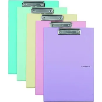 Stolní podložka Jednodeska A4 plast PASTELINI žlutá