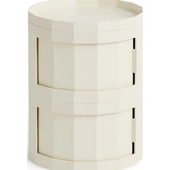 Úložný box Hay, Skříňka dvoudveřová Facet, 49 cm, béžová - Formadore