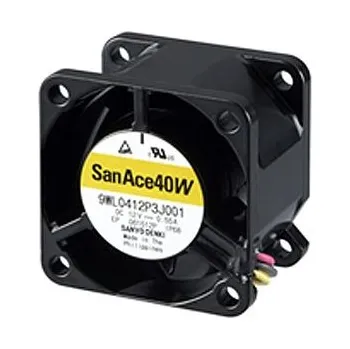 Měnič napětí Axiální ventilátor DC 40 x 40 x 28mm 37.8m³/h 6.24W 24 V DC řada San Ace 9WL