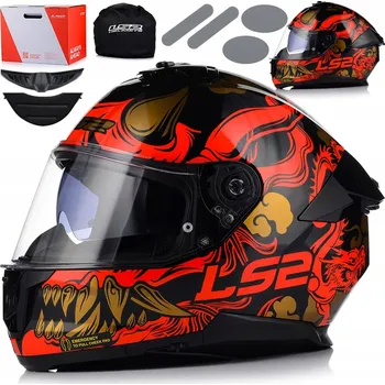 Helma na motorku MOTOCYKLOVÁ PŘILBA LS2 FF808 STREAM II s Pinlockem DRAKO ECE 22.06