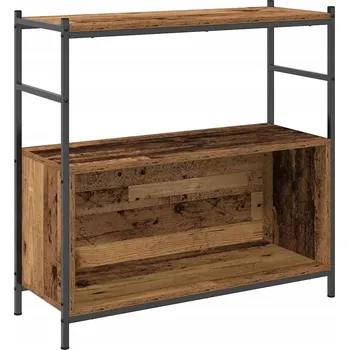 Knihovna Regál VidaXL 80 cm x 78,5 cm x 30 cm, dekor dub