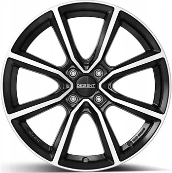 Alu kolo Hliníkový disk Dezent TN dark Black polished 7.0" x 17" 4x100 ET 38