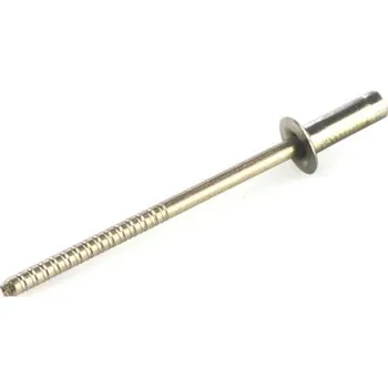 Nýt Nýt, délka nýtu: 9.7mm, Stříbrná, Prostý Nerezová ocel Slepý, průměr nýtu: 3.2mm