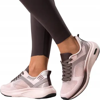 Dámské tenisky Dámské Růžové SPORTOVNÍ Tenisky na Fitness Šněrovací PLATFORMA vel. 39