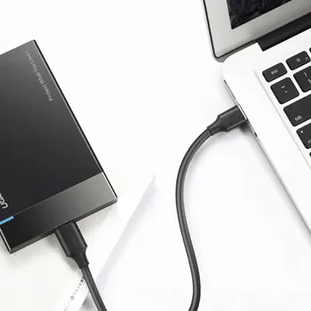 Datový kabel Kabel Ugreen USB - USB-C 0,5 m černý