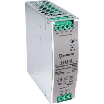 Napájecí zdroj pro osvětlení LED zdroj 12V 120W na DIN lištu - LED Solution - 191468 - 191468