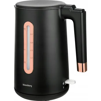 Rychlovarná konvice Rychlovarná konvice Klausberg KB-7889 1,7 l ocel 304 Černá matná s filtrem 2200 W