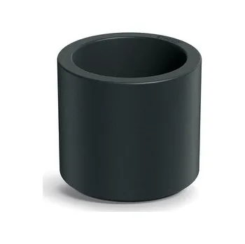 Květináč TUBLA ROUND 38 cm - barva: tmavě šedá