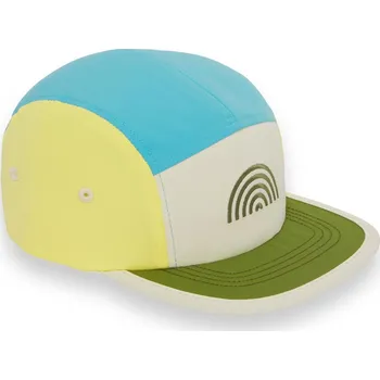 Kojenecká čepice KiETLA Kšiltovka s UV ochranou Blue Rainbow ICONIK 51-53 cm