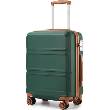 Kono Kabinové zavazadlo na kolečkách - zeleno-hnědé - 44L K1871-1L