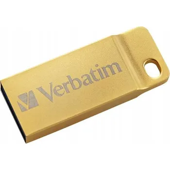 USB flash disk Flash disk Verbatim Metal Executive 32 GB USB 3.0 zlatý