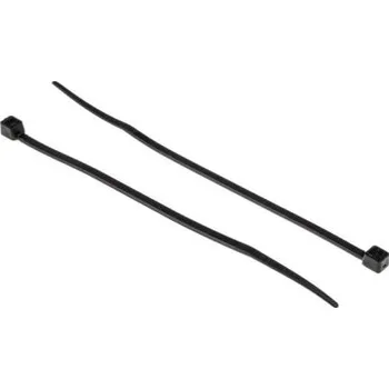 Organizace kabelů Kabelová vázací páska Nelze uvolnit 71mm 1,6 mm Černá Nylon 66 RS PRO