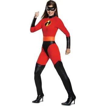 Party dekorace Kostým pro dospělé Disguise 66835E, klasický kostým Paní Neuvěřitelná, Disney, velikost Červená, L
