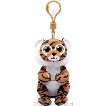 plyšák Plyšová Hračka přívěsek na klíče Beanie Bellies Clawdia tygr 8,5 cm