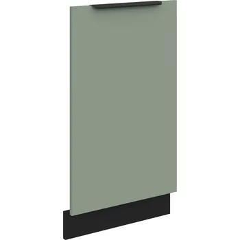 Kuchyňská skříňka LEMPERT Dvířka na vestavnou myčku ARIA 68 (713 x 446) - Aquamarine / černá