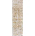 Hanse Home Vnitřní a venkovní běhoun Biri 80 x 350 cm okrově žlutý/bílý Rozbale(v)no, může být lehce zašpiněné - lze vyčistit