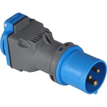 Elektrická zásuvka TP Electric 3120-704-0900 Adaptér z vidlice 3x16 A na francouzskou zásuvku 250 V IP44 (TP Electric 3120-704-0900)
