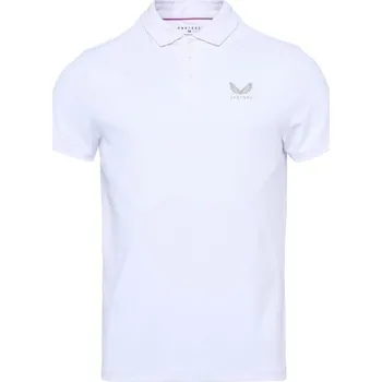 Pánské polo triko CASTORE ESSENTIAL SS POLO L Bílá, Stříbrná