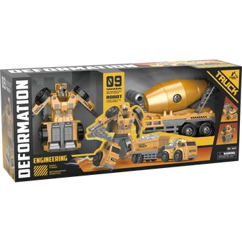 Hračka Transformer truck míchačka - robot