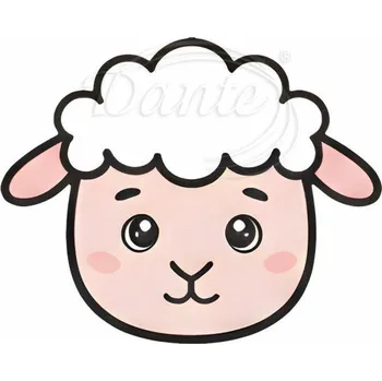 Textilní nažehlovací páska Dante Nažehlovačka Ovce - 12 x 10 cm