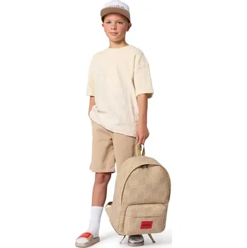 Dětské kraťasy HUGO G00990.162.174 béžová 12X, vel. 174