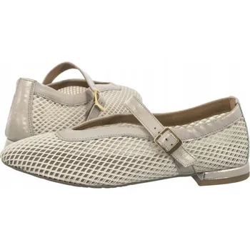 Dámské baleríny Maciejka Dámské kožené baleríny bílo-zlaté 06939-04/00-0 vel. 39