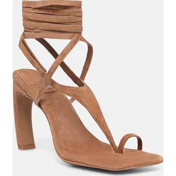 Dámské sandále Semišové sandály Jeffrey Campbell Bon-Bon JC.1691.1.1 hnědá 82X, EUR 39