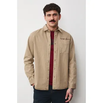 Pánská košile Bavlněná košile Medicine RS26-KDM404 béžová 08X, vel. S